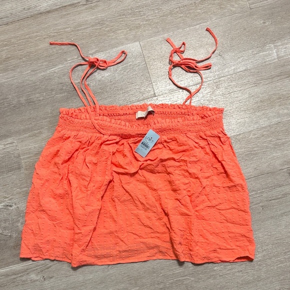 LOFT Orange Tank Top - Picture 1 of 4